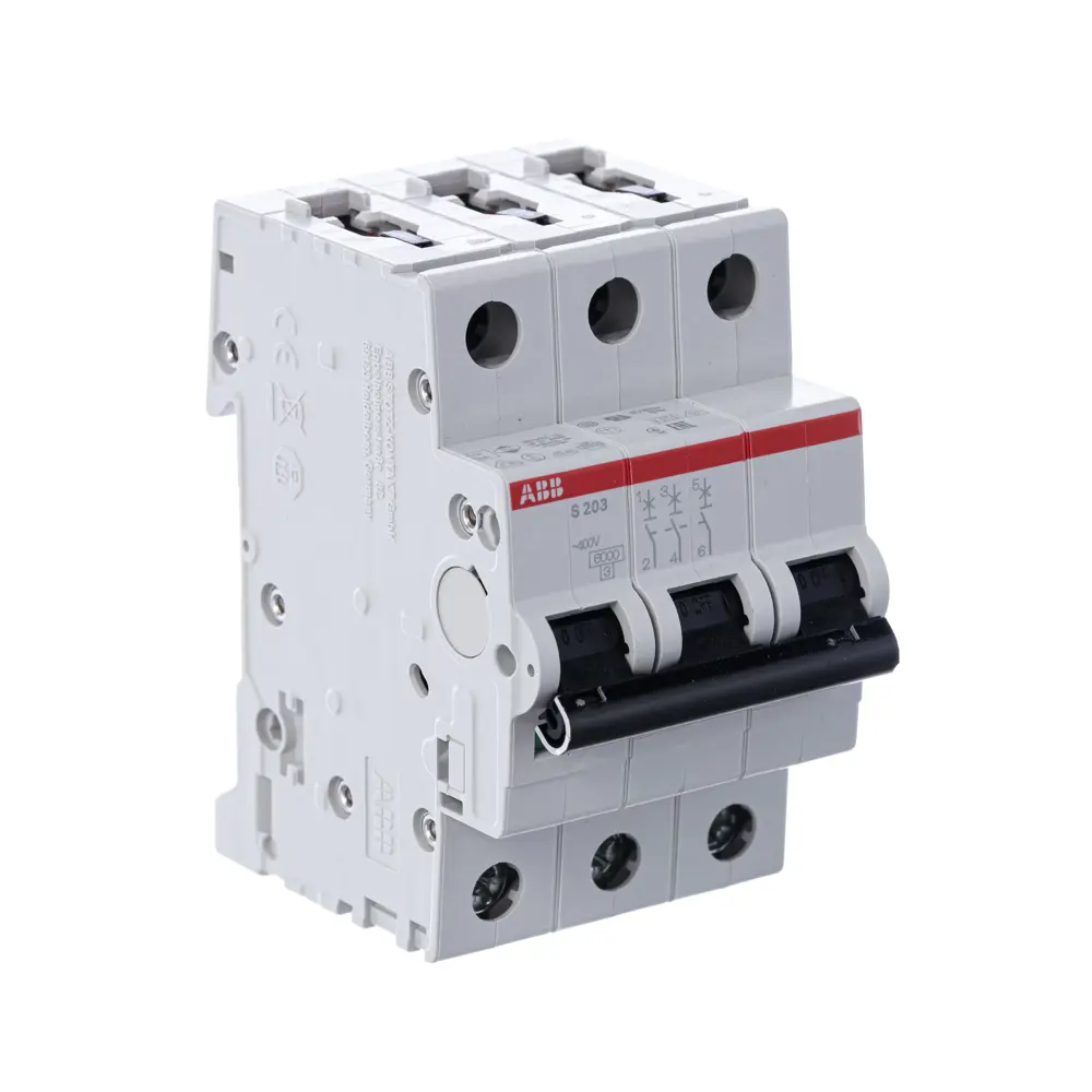 Автоматический выключатель ABB S203 3P C16 А 6 кА 2CDS253001R0164 STLM-2086488 - Вид №2