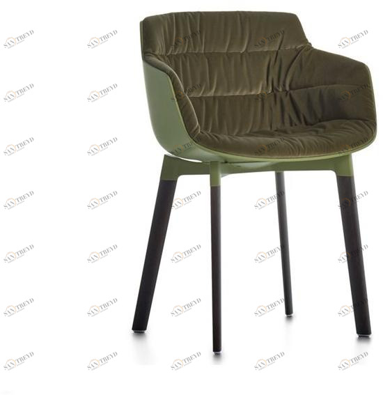 MDF Italia Стул из поликарбоната с подлокотниками Flow sun-id-1379352