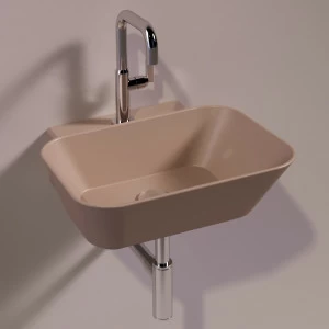 WA08MOKAMATT Подвесная раковина настенная прямоугольная Simas