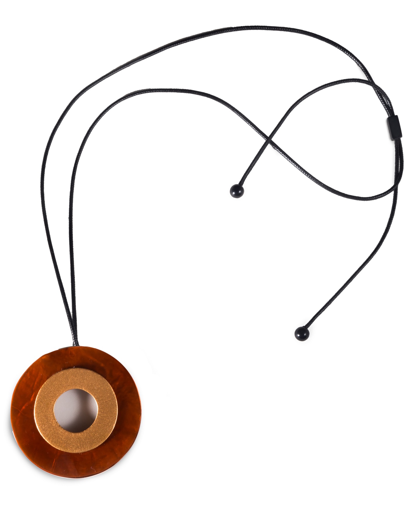 MIX_4001 Колье, терракота, перламутр, алюминий Mix Culture Santreyd 