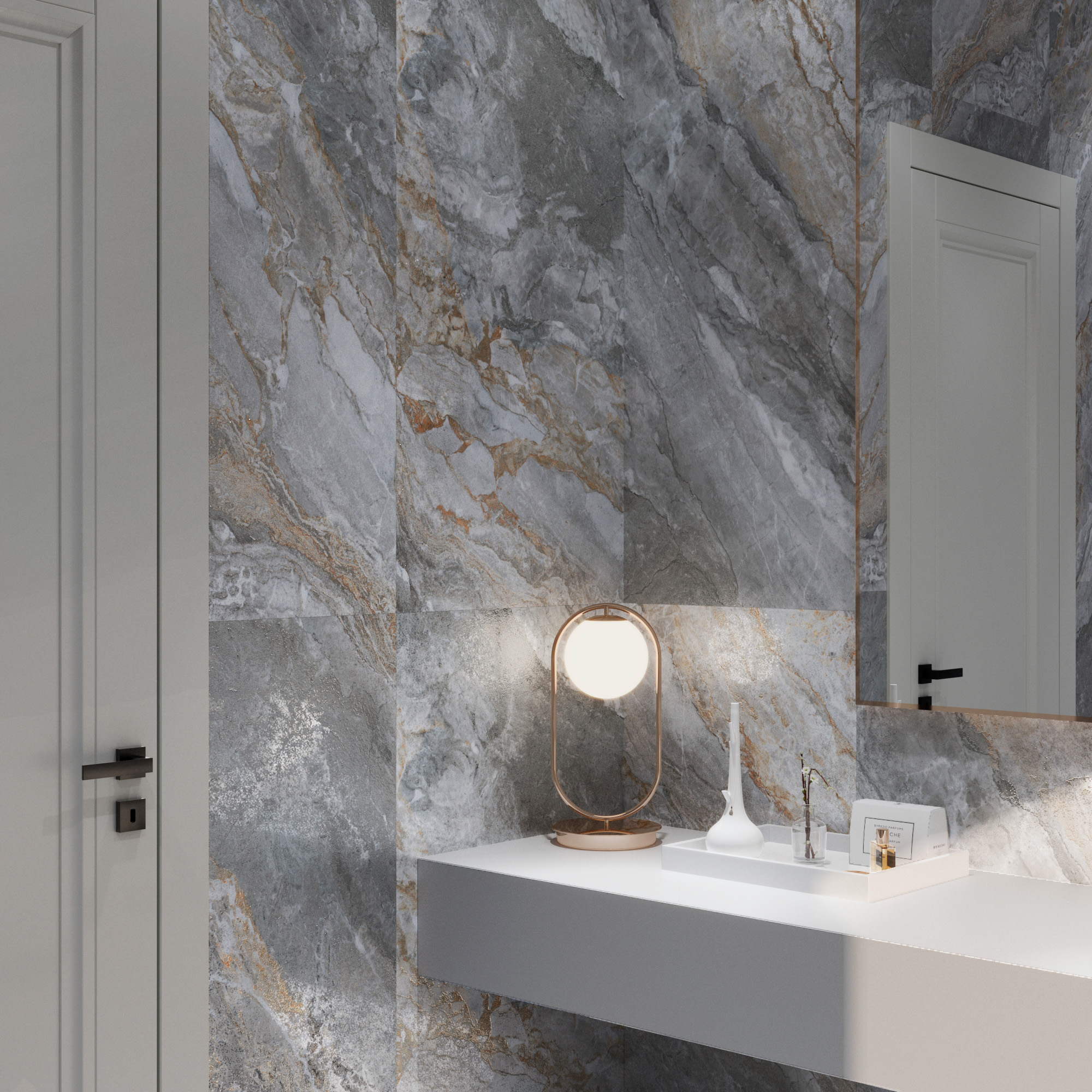 TRIVOLA GREY LAPPATO ARCADIA CERAMICA CL4007-A