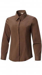 62513 Рубашка женская  chocolate El-Risto  Корпоративная одежда  размер 48 (XL)