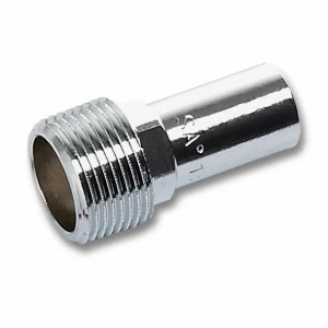 116280G1834 SANHA 16280G пресс-фитинг, бронза, перех.вставка НПр-НР,хром 18ax3/4 мм