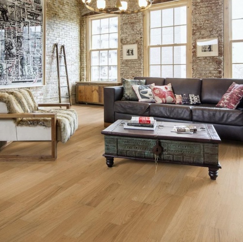 Паркетная доска Kahrs Дуб Бриз Линнея Матовая Гладкая 2600200567 - Вид №16