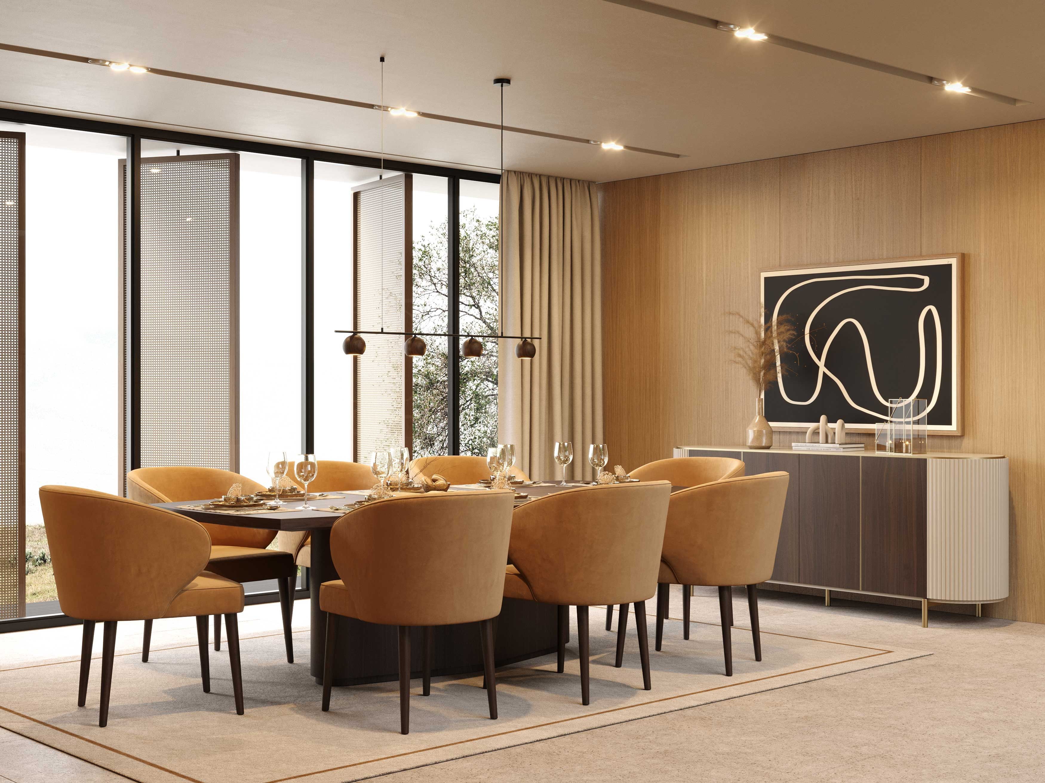 Шкаф из дуба с распашными дверями Stylish Club клуб ARCH-00054393 - Вид №2