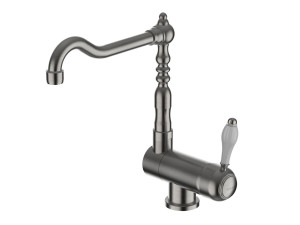 Однорычажный смеситель для кухни с поворотным изливом