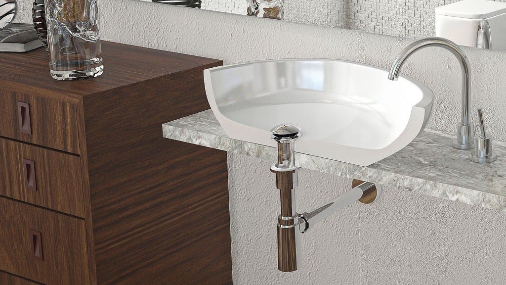 Раковина из АБС-пластика для умывальника и биде Bonomini Royal ARCH-00055272 - Вид №1