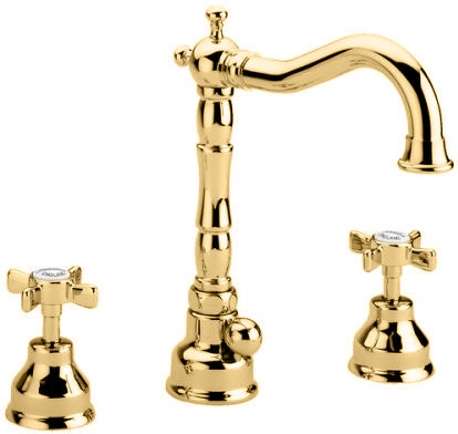 Смеситель MIGLIORE Princeton ML.PRN-812.CR для раковины - хром, на 3 отверстия  - Вид №2