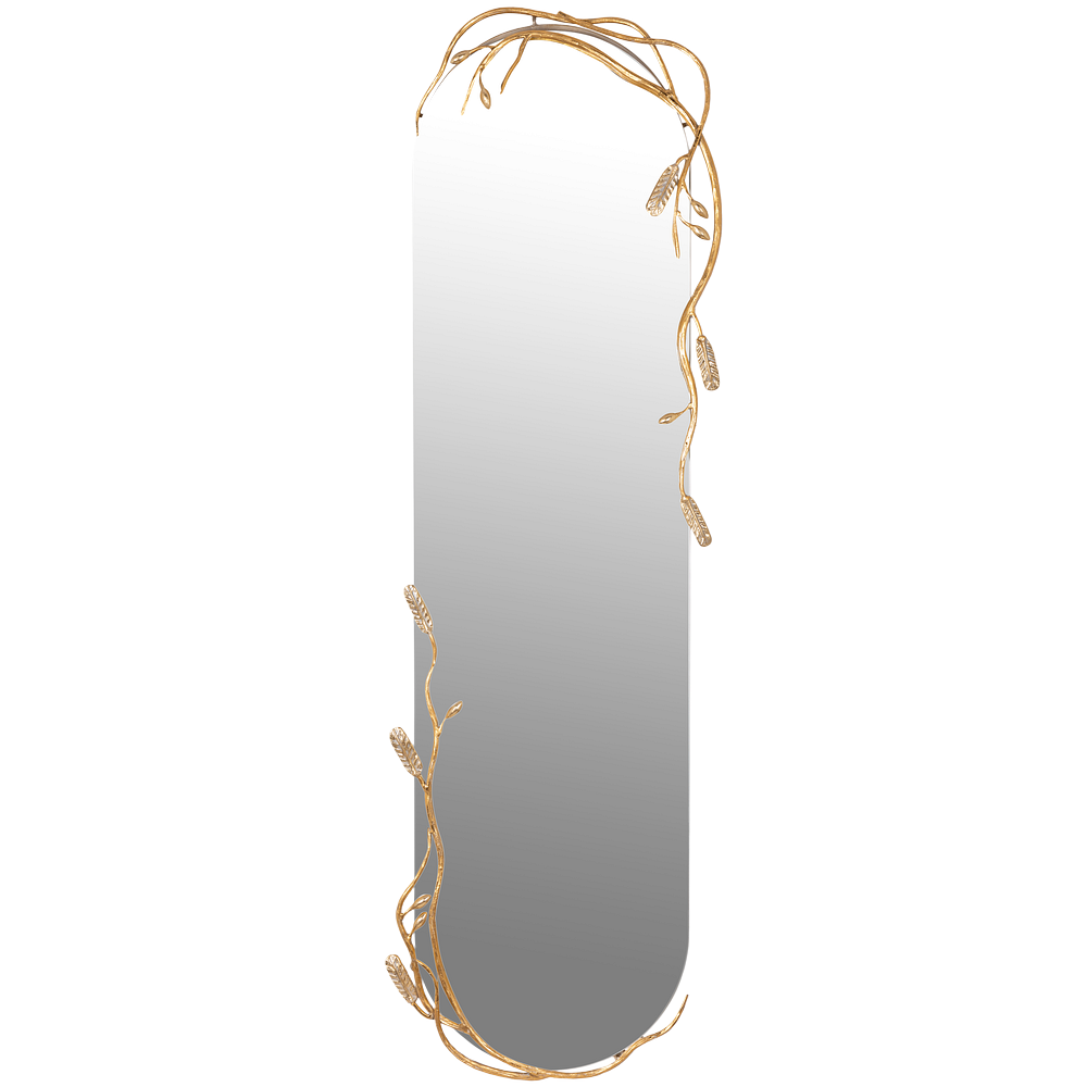 79050 Настенное зеркало Oliva Branch Айвори Мраморное золото BOGACHO 4656756150641 - Вид №2
