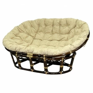 Кресло для отдыха темно-коричневое Sunny Day ЭКО ДИЗАЙН ПЛЕТЕНАЯ 009676 Бежевый;коричневый