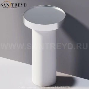 Agape GEMMA Контейнер или опора под небольшой столик белая ACOM251LZ