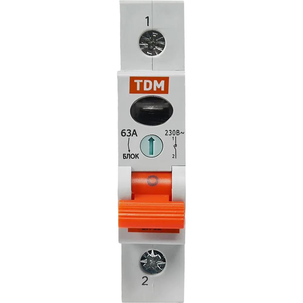 Выключатель нагрузки TDM Electric ВН-32 на 63А с защитой IP20 84399559 STLM-0049328 - Вид №1