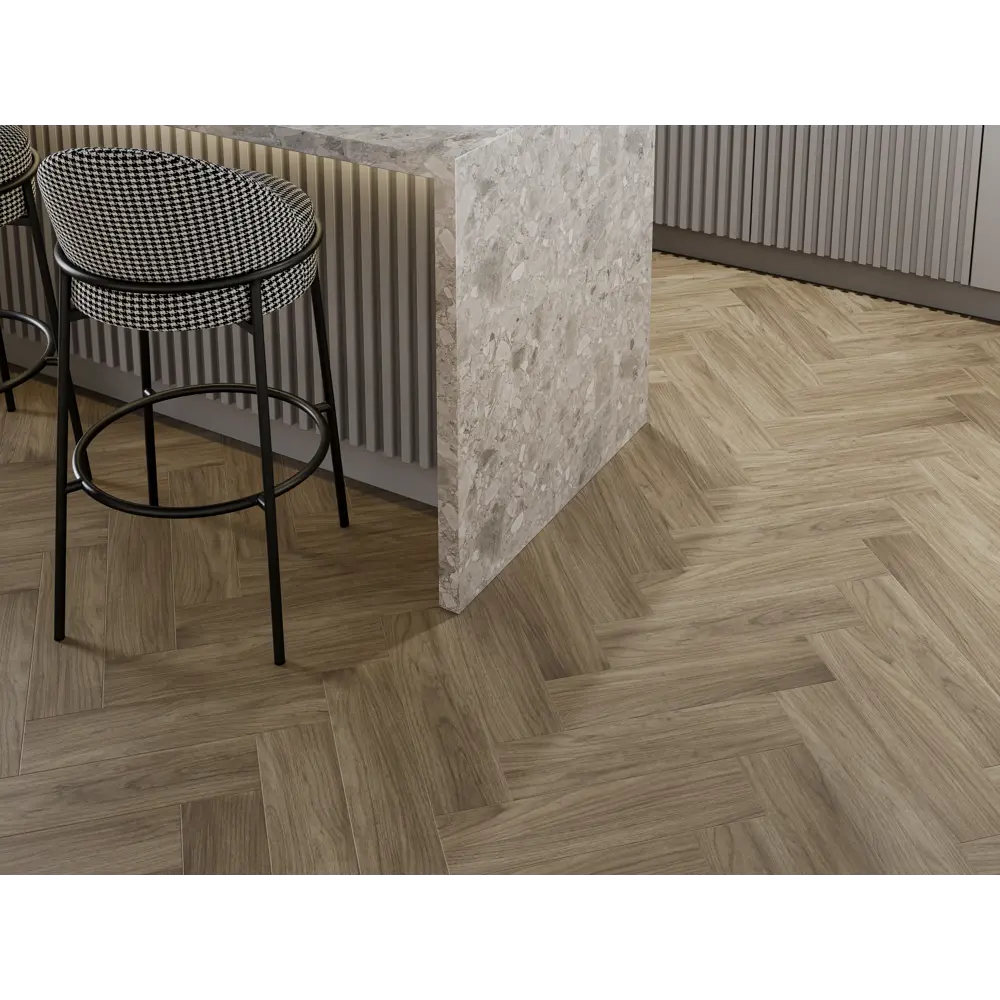 Глазурованный керамогранит Gracia Ceramica Cozy 12.5x50 см 0.875 м² матовый цвет бежевый 89413342 STLM-2103575 - Вид №5