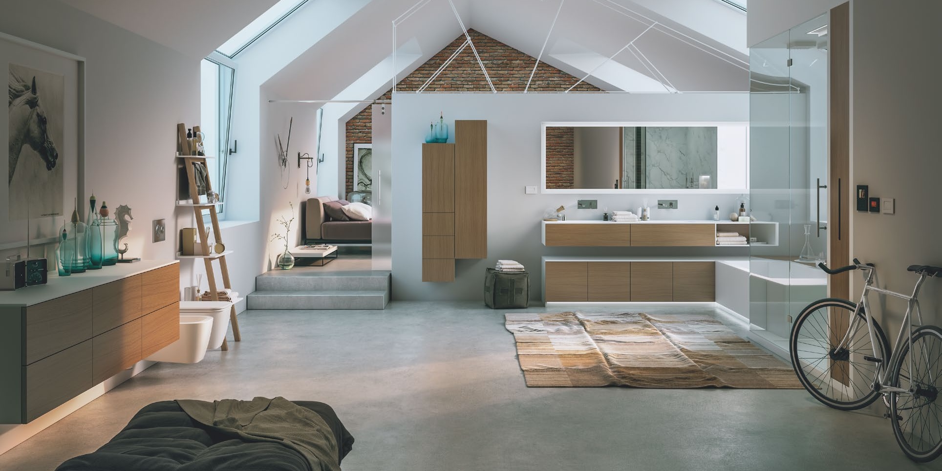 Moma Design Тумба с дверками 1800 Boxline6 350 дуб BLS309183 - Вид №3