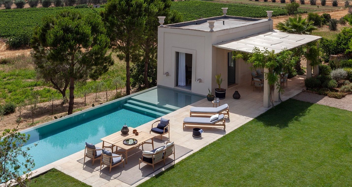 Садовый диван из тикового дерева Poltrona Frau Boundless Living Outdoor Collections ARCH-00054165 - Вид №5