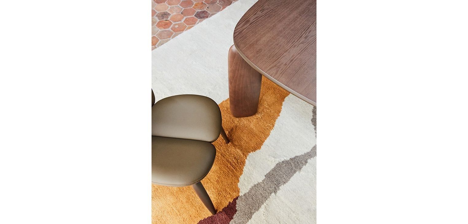 Кожаный мягкий стул ROCHE BOBOIS Целлюлоза ARCH-00143656 - Вид №6