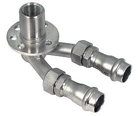 69478GZW1825 SANHA 9478GZW водорозетка проходная разъёмная с универсальным 18x1/2 - 25 mm мм