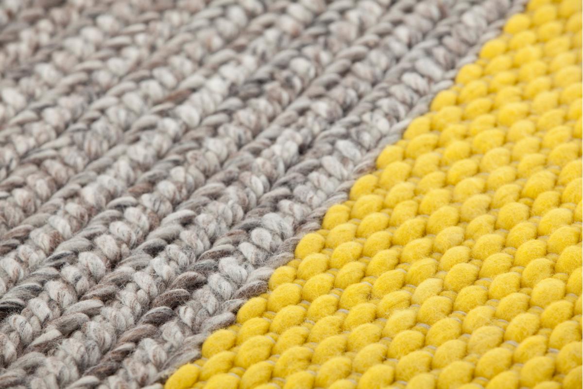 002534 Ковер Plait Yellow 260х260 GAN Space