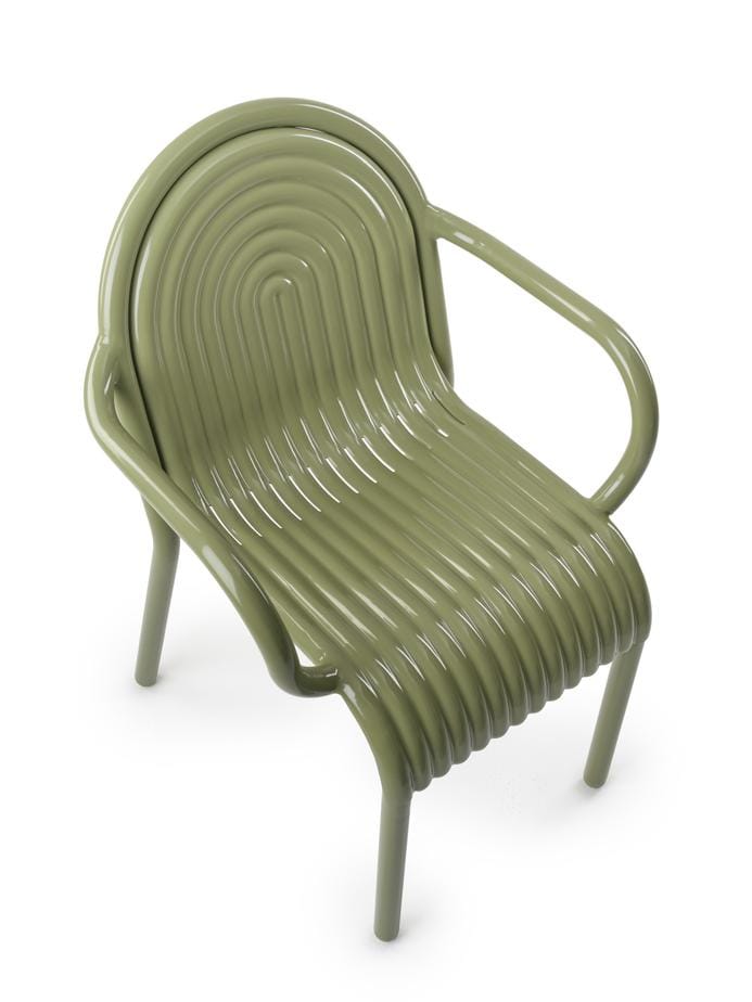 Алюминиевый садовый стул Tom Dixon Groove ARCH-00078323 - Вид №3