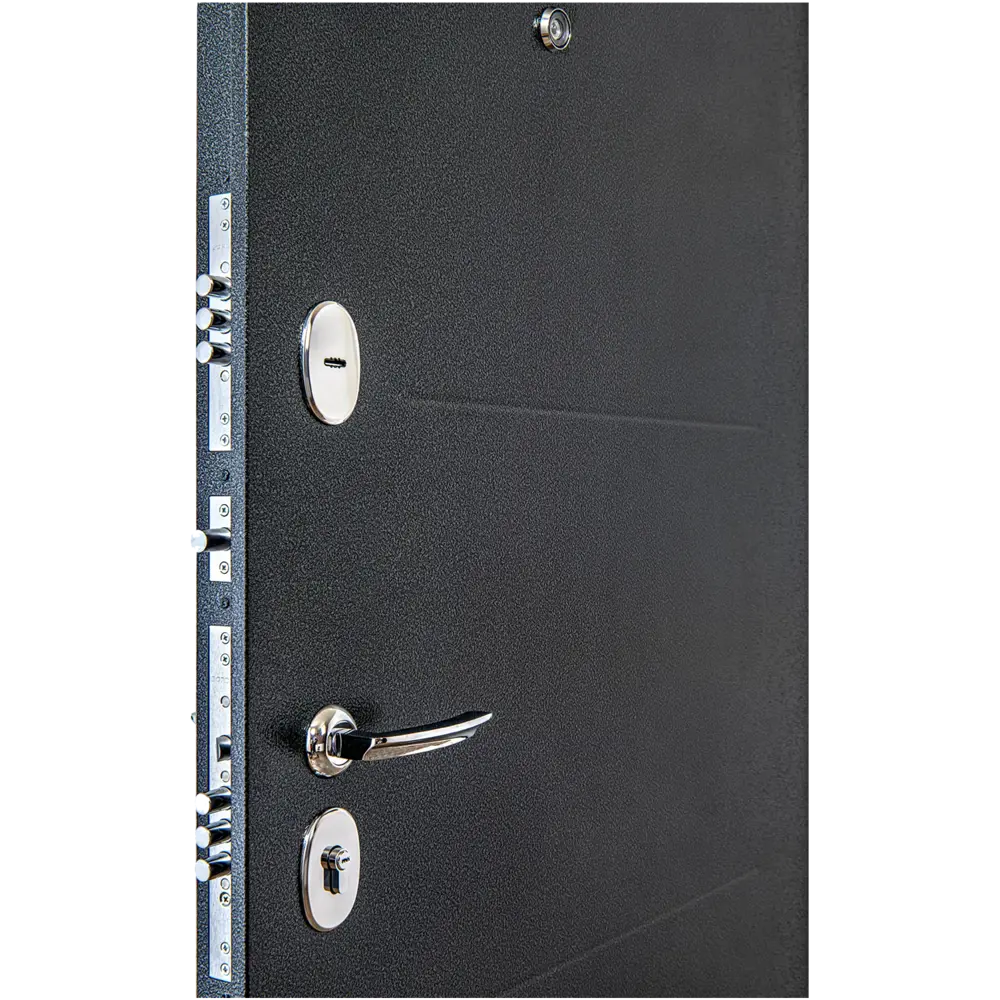 Дверь металлическая Монса Ривьера Айс 98x205 см правая античное серебро PORTIKA STLM-2212599 - Вид №1