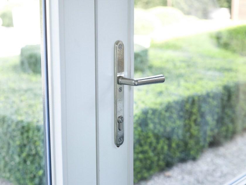 Dauby Металлическая ручка на пластине с накладкой Pure® 10057 - Вид №1