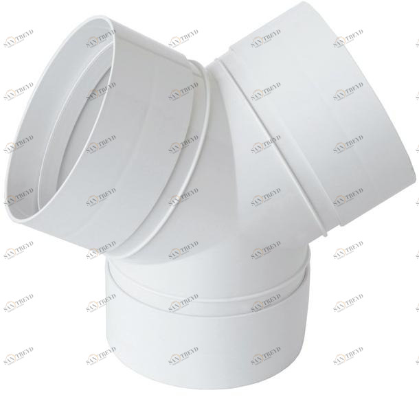 First Corporation Фитинг abs "y" для круглых труб La ventilazione Cry125b