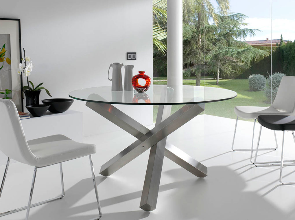 077777 Стол обеденный круглый Ø 140 Angel Cerda BZ951  - Вид №2