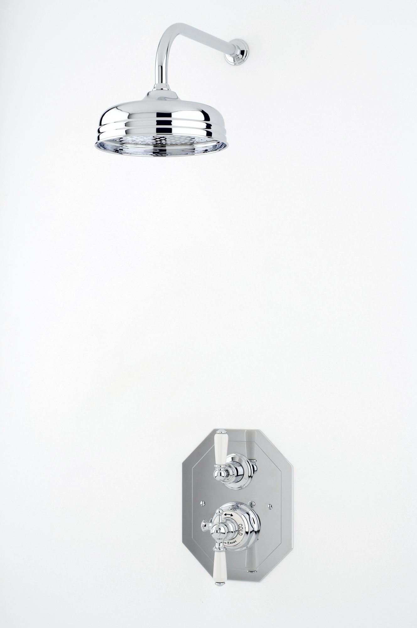 Traditional bathrooms Смеситель для душа с термостатом, фарфоровый рычаг РЫЧАГ Pr5555/nk  - Вид №5