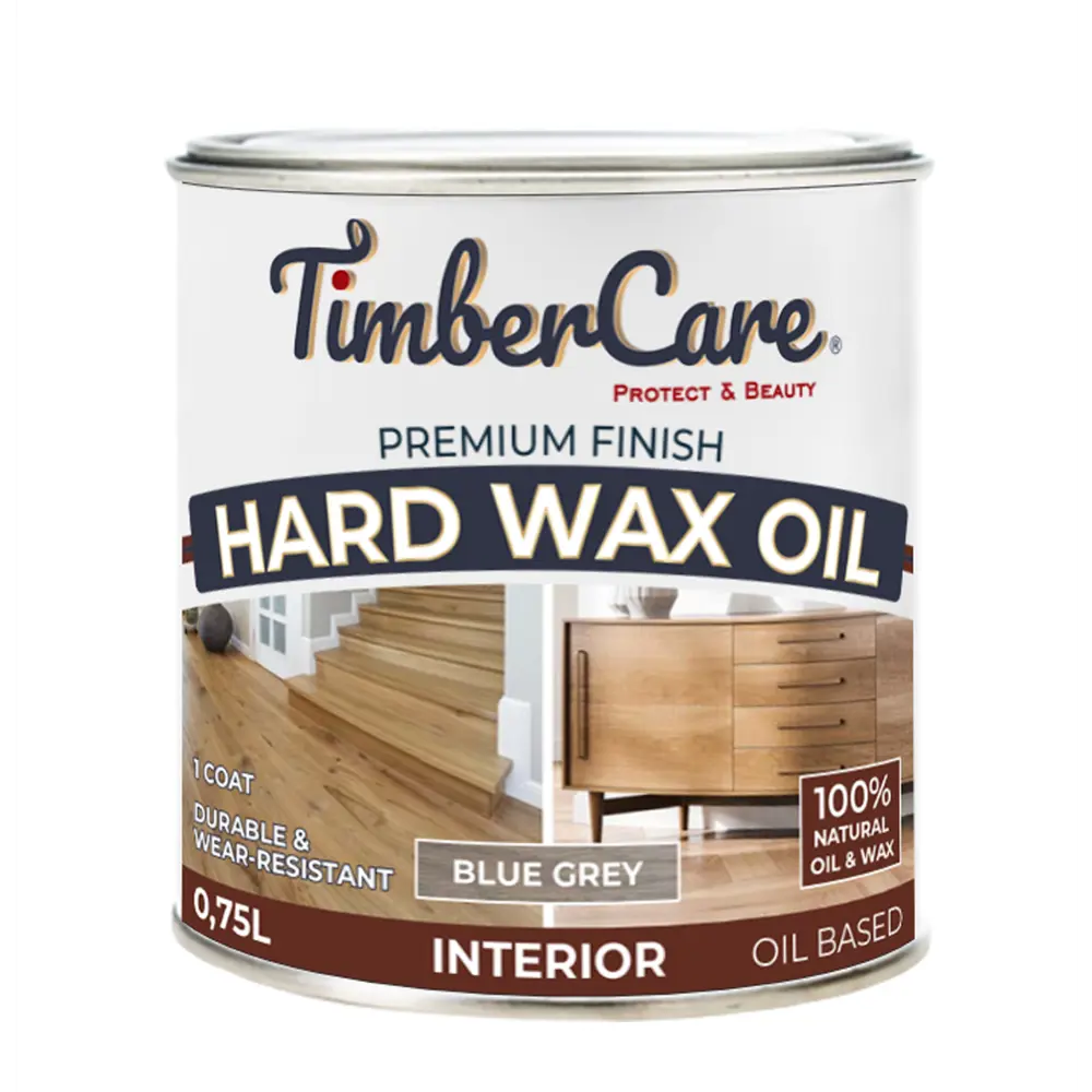 90671877 Масло защитное с твердым воском TimberCare 350063 цвет серо-голубой 0.75 л STLM-0332178