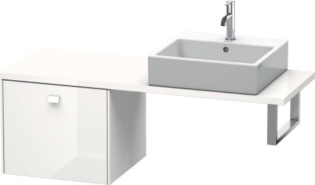 BR512200909 Brioso Шкафчик для компактной консоли Светло-голубой матовый декор Duravit - Вид №2