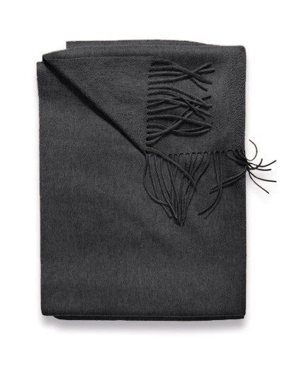 SOF_TR_CHA Плед темно-серый 140/180 кашемир Sofia Cashmere Santreyd 