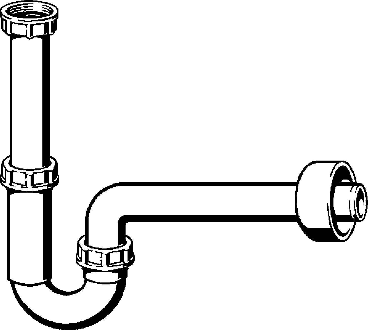 Viega Трубный сифон 5611K (105952) 105 952 - Вид №1