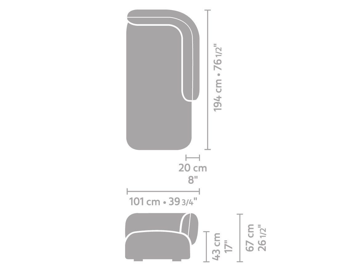 Ткань диван Linteloo Arp ARCH-00137465 - Вид №7