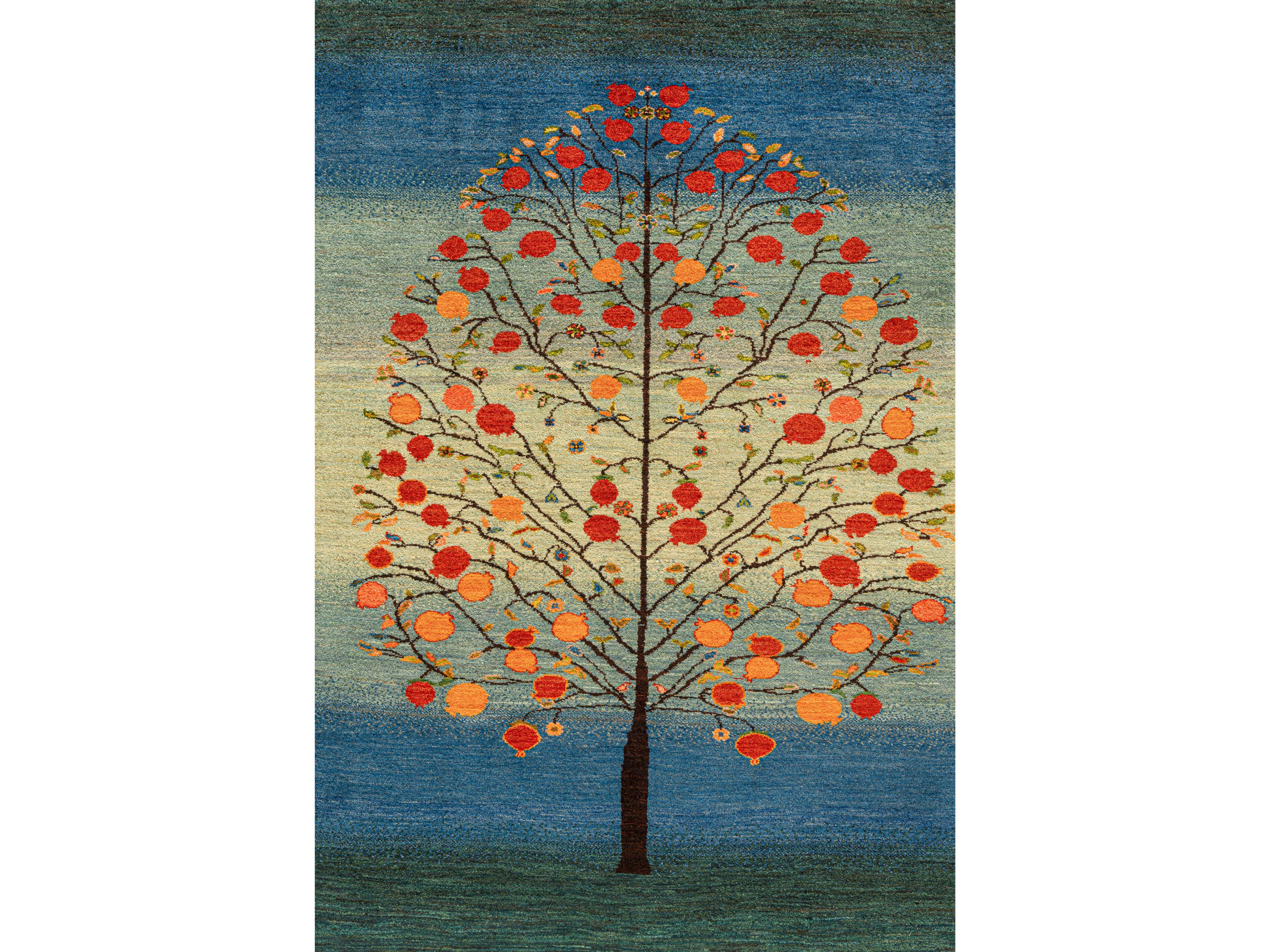 Прямоугольный шерстяной ковер на заказ Zollanvari Gabbehs Flora &amp ARCH-00130363 - Вид №1