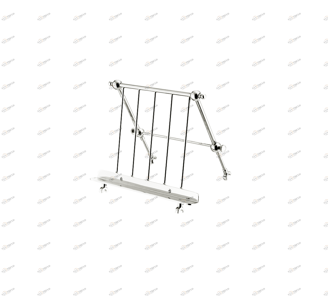 Gentry Home Trevor Вешалка для полотенец отдельно стоящая Unique Никель GH101388