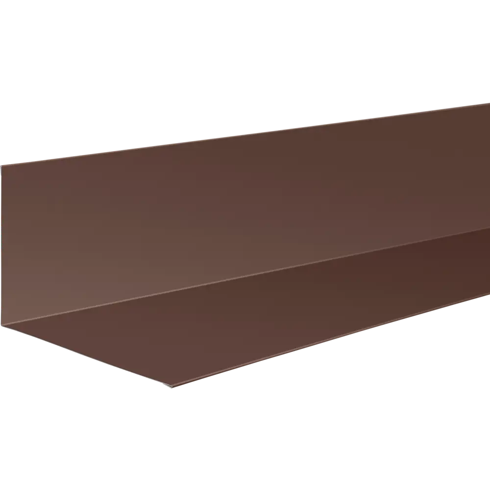 Планка примыкания верхняя 147x250x2000 мм 0.4 мм RAL 8017 коричневый ВЕГА STLM-2149517