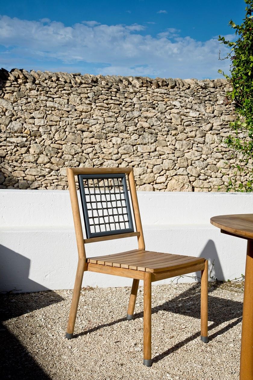 Unopiù Садовый стул из тика Quadra Pamosed - Вид №6