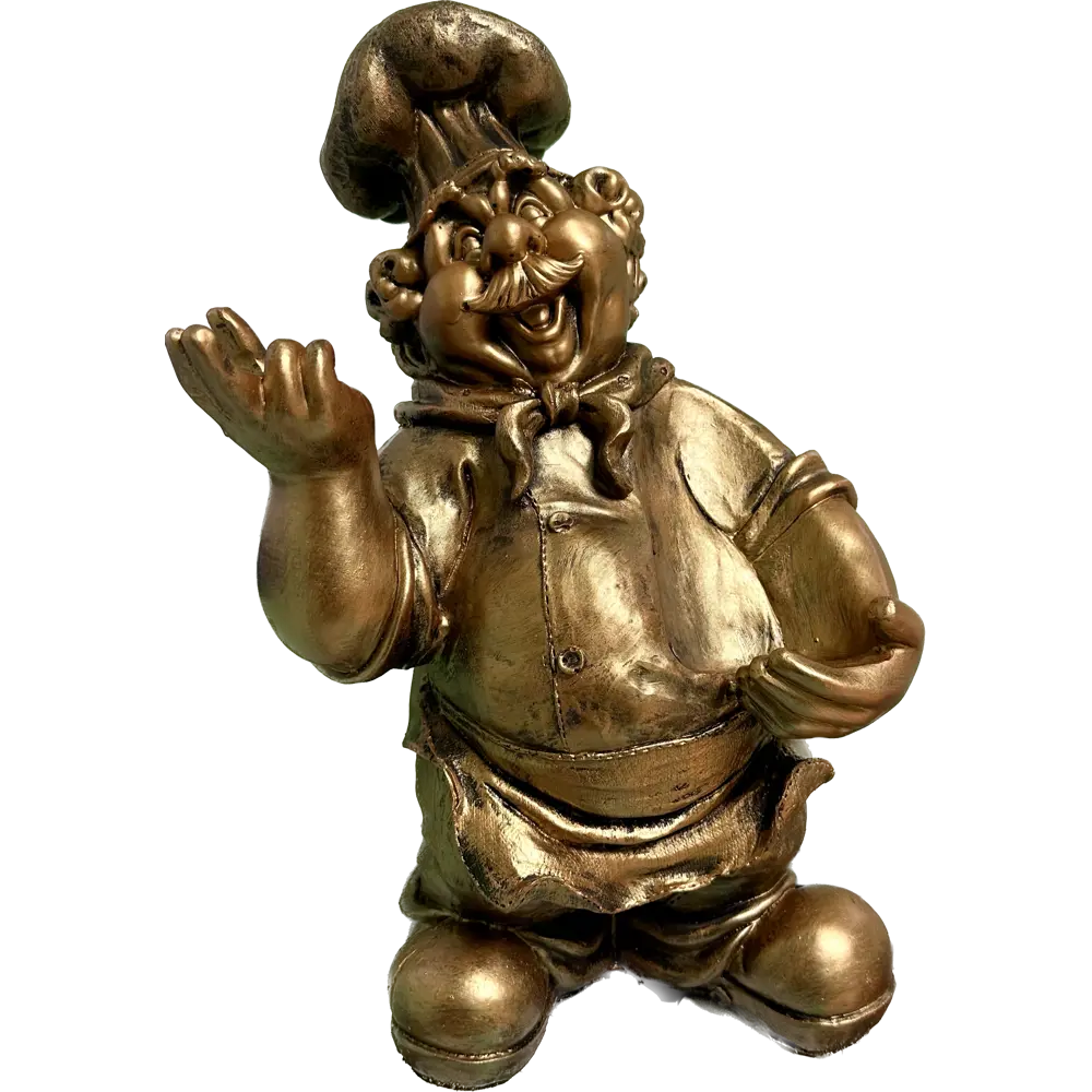 Santreyd Фигура садовая Повар - каменное кашпо с эффектом старины 89341423 STLM-0957486