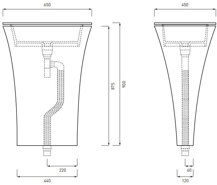 Накладная раковина на столешницу  овальная Ceramica Cielo Karim sun-id-1411147 - Вид №2