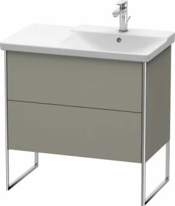 XS446709292 XSquare Тумбочка напольная Каменно-серый шелковисто-матовый лак