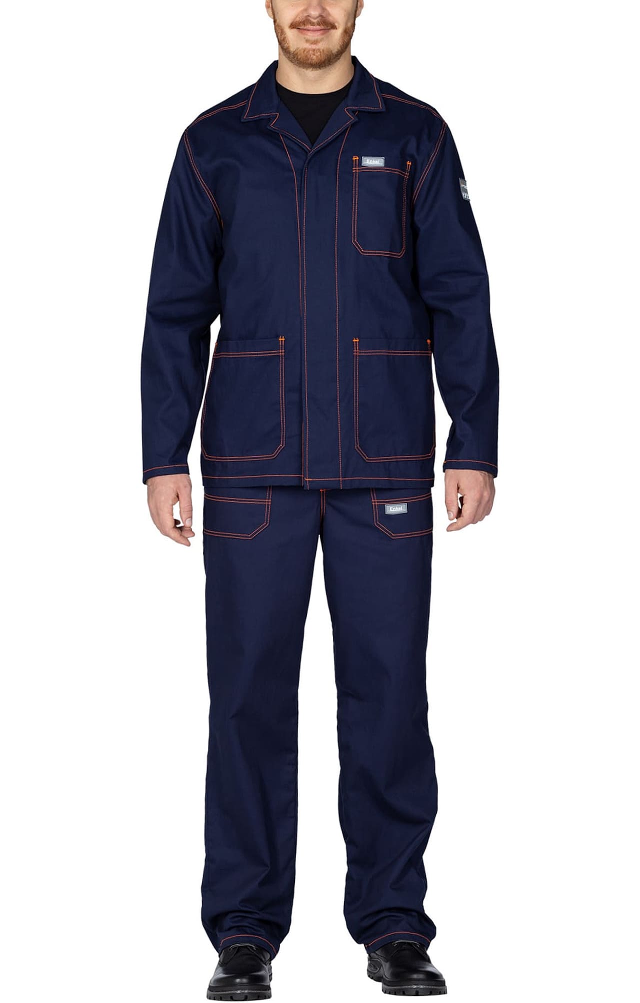 68052 Куртка  тёмно-синяя Enkel  Летняя спецодежда  размер 44-46/170-176  - Вид №4