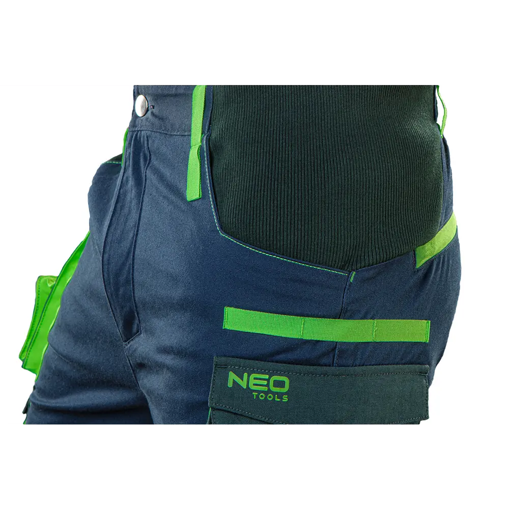 Брюки рабочие Neo Tools Premium темно-синие/зеленые размер XXL рост 187-190 STLM-2045147 - Вид №5