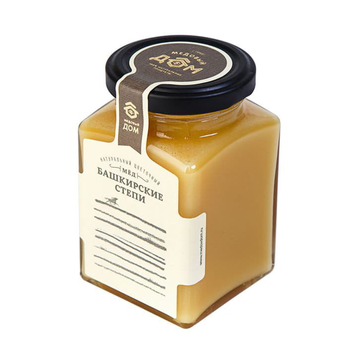 Мёд Башкирские степи цветочный Медовый дом Santreyd 9385