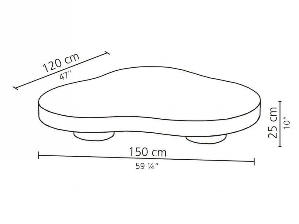 Низкий журнальный столик из МДФ Casamilano NUVOLA ARCH-00058722 - Вид №7