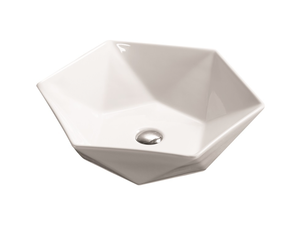 SL-1058 Раковина керамическая накладная без перелива LAB.Space 
