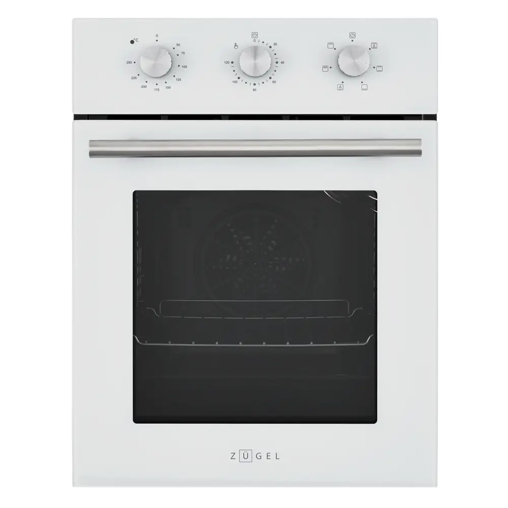 Встраиваемый духовой шкаф Zugel ZOE604W 45x59.5x60 см конвекция цвет белый 89453984 STLM-2110129 