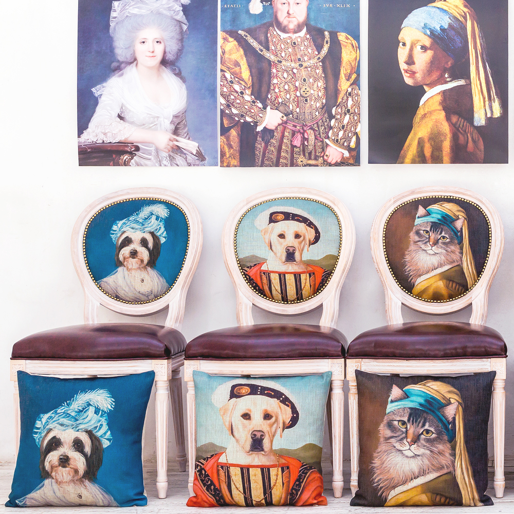 2719025 Арт-подушка «Музейный экспонат», версия 36 «Жанна-Луиза Кампан» Object Desire  - Вид №5