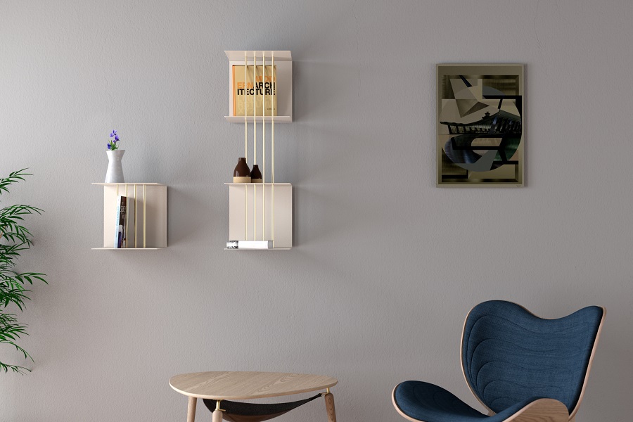 Полка с разделителем Teaser, синяя UMAGE 5007 - Вид №1