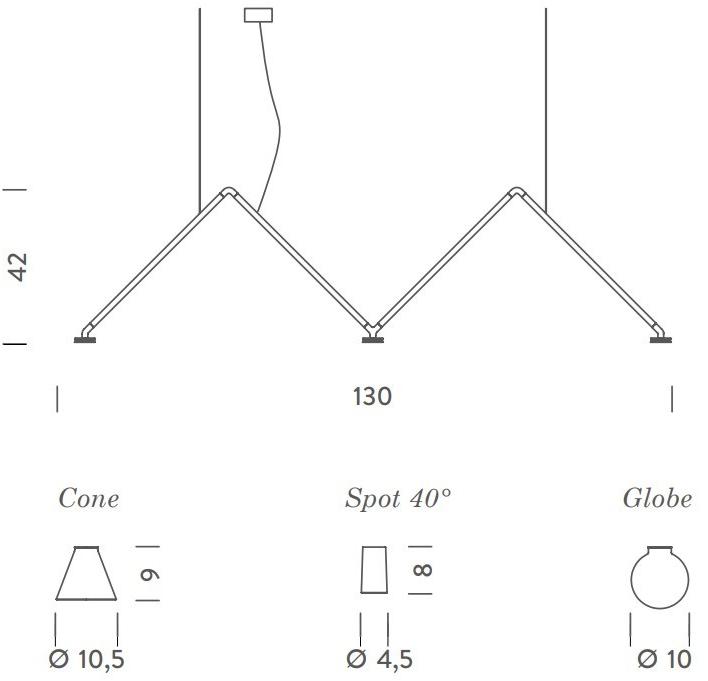 NEMO Светодиодный подвесной светильник из алюминия sun-id-1489323 - Вид №7