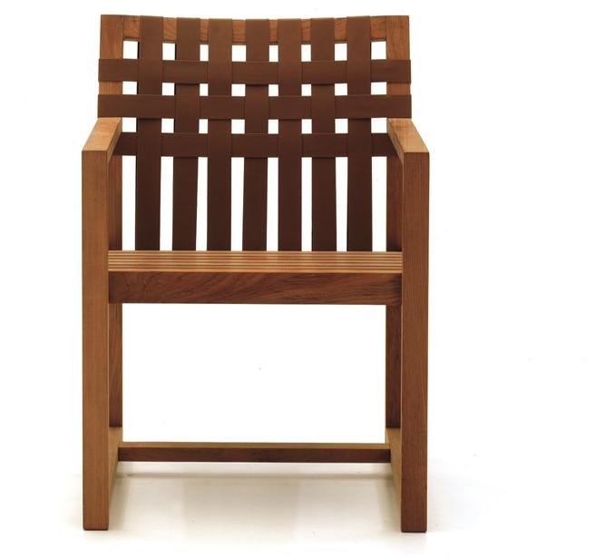 RODA Садовый стул из тика с подлокотниками Network sun-id-1479865 - Вид №4